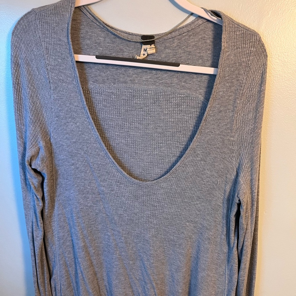 Free People Waffle Long Sleeve